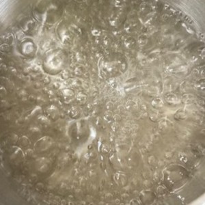 120℃：粘度が増し、泡がやや重たくなる